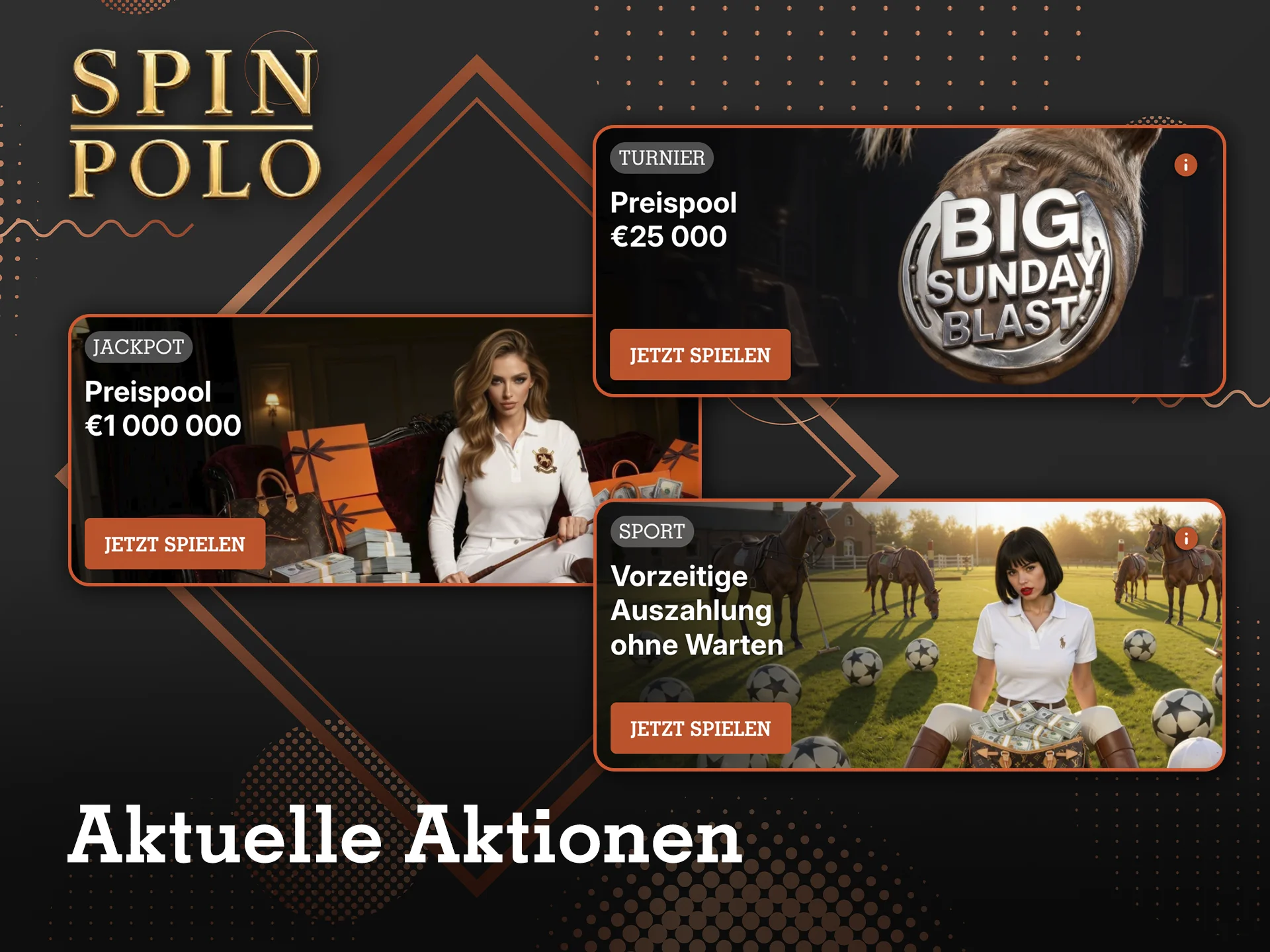 Informieren Sie sich auf der Website von Spinpolo über alle Boni.