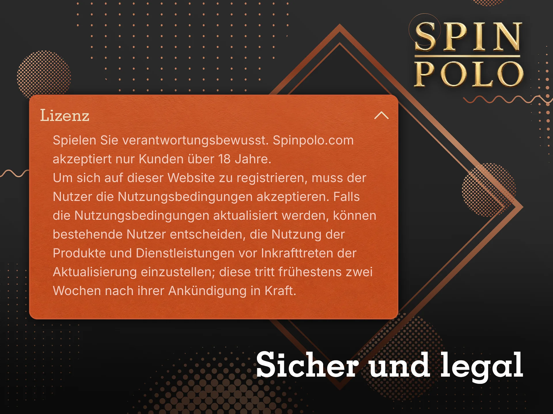 Spinpolo ist ein bewährter Buchmacher mit einer einwandfreien Geschichte.