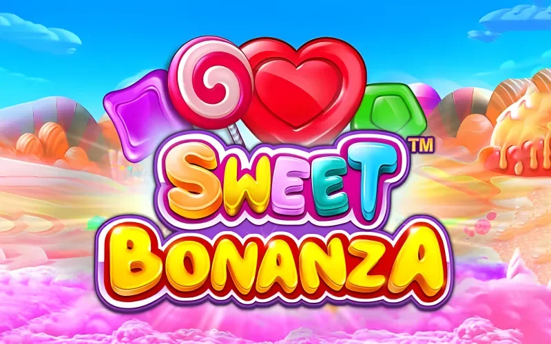 Bilden Sie eine Gewinnkombination im Slot-Spiel Sweet Bonanza im Spinpolo-Casino.