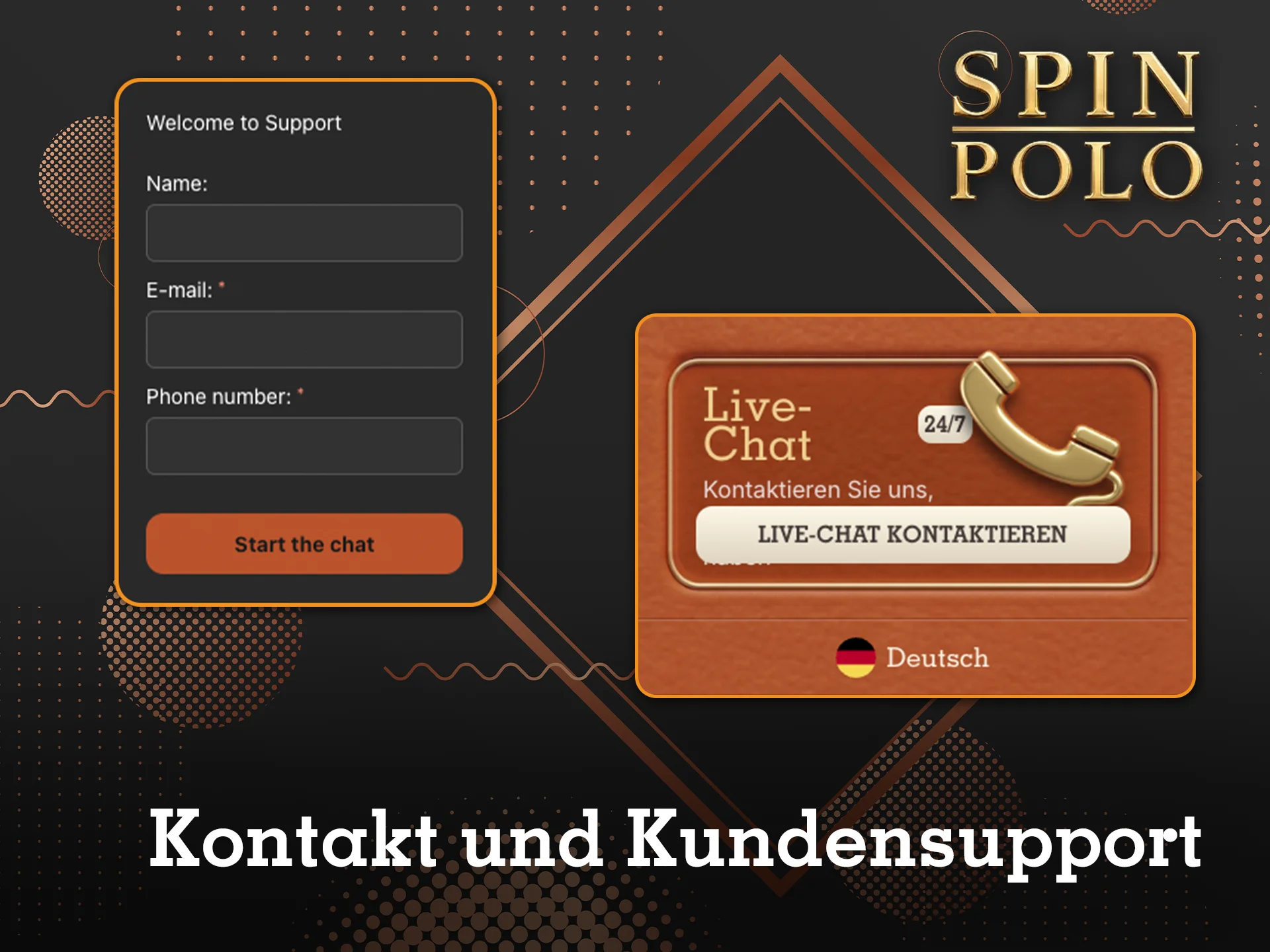 Erhalten Sie kompetente Hilfe bei der Lösung Ihrer Probleme im Zusammenhang mit der Website Spinpolo.