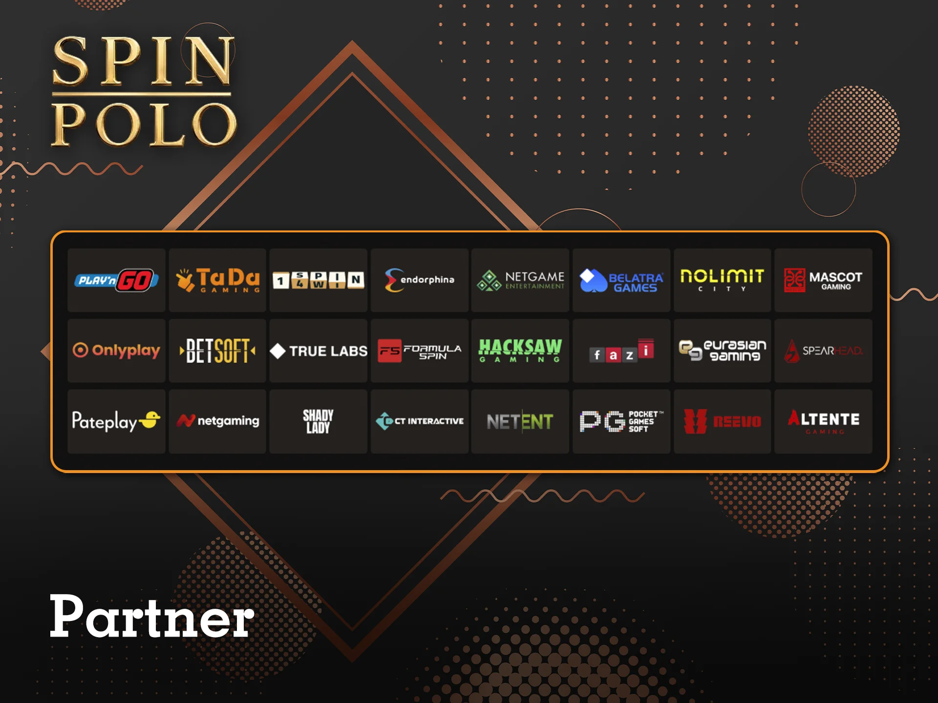 Entdecken Sie die auf der Spinpolo-Website verfügbaren Slot-Anbieter.