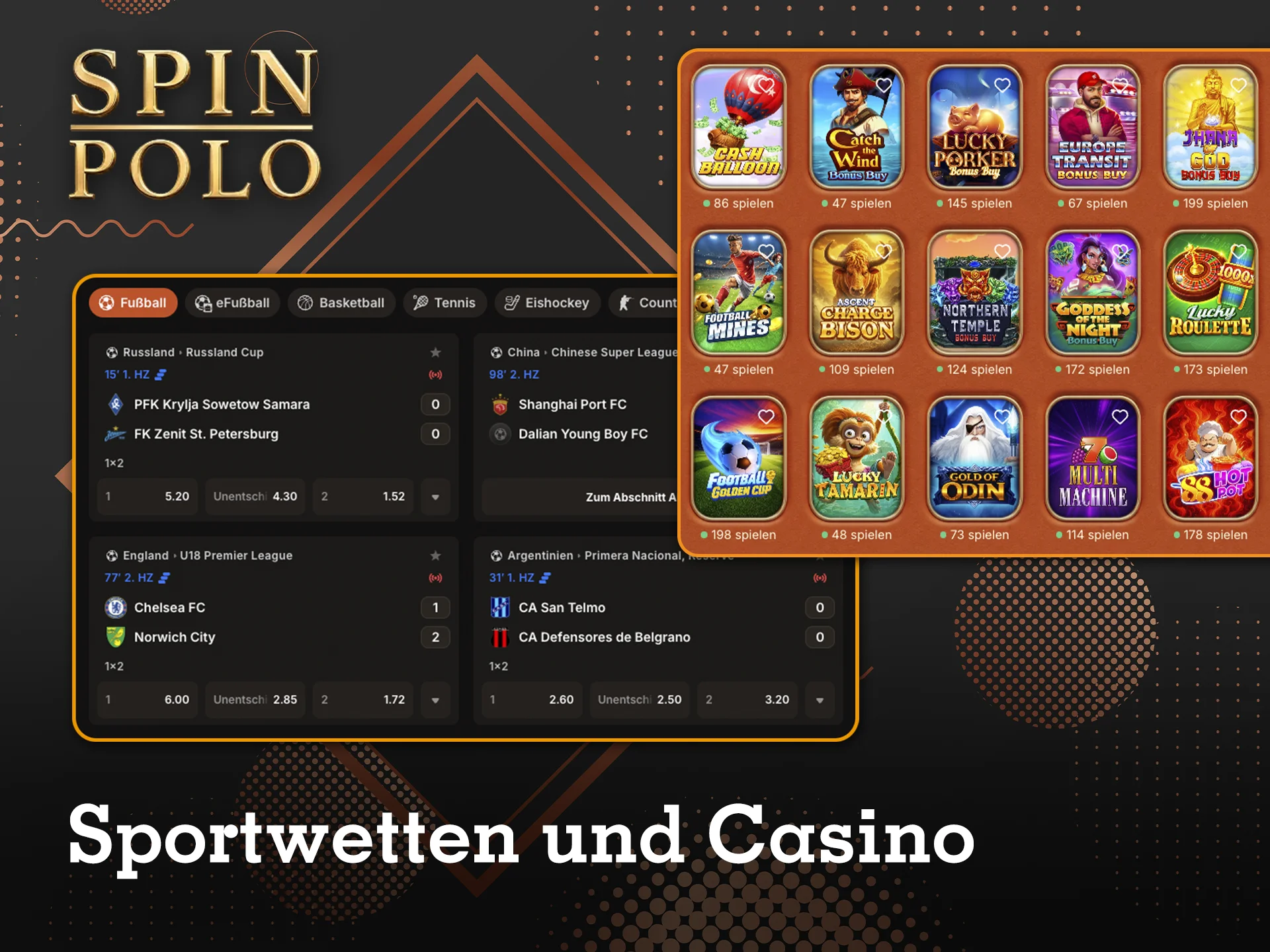 Probieren Sie den Spielautomaten Gold of Odin aus und gewinnen Sie einen riesigen Jackpot im Spinpolo-Casino.