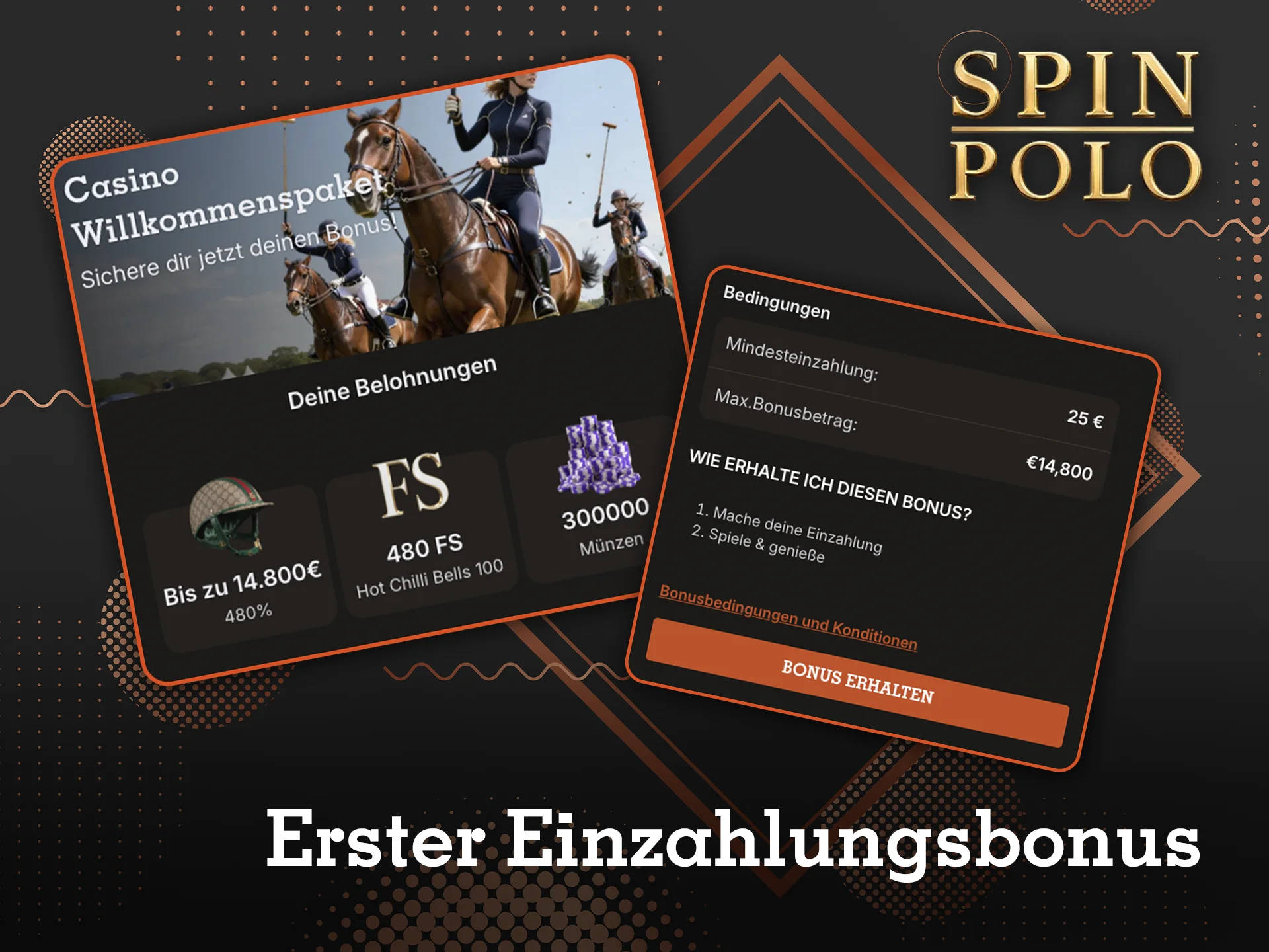 Erfahren Sie, wie Sie direkt nach der Registrierung Ihres Kontos einen Bonus von Spinpolo erhalten.